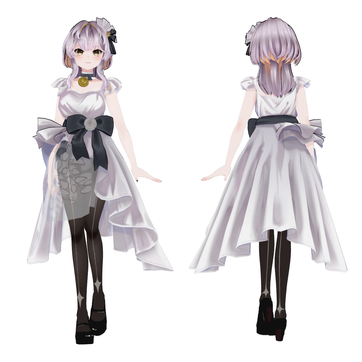 イラストみたいな3Dモデル制作いたします VRoid+blenderハイクオリティモデル制作いたします イメージ2