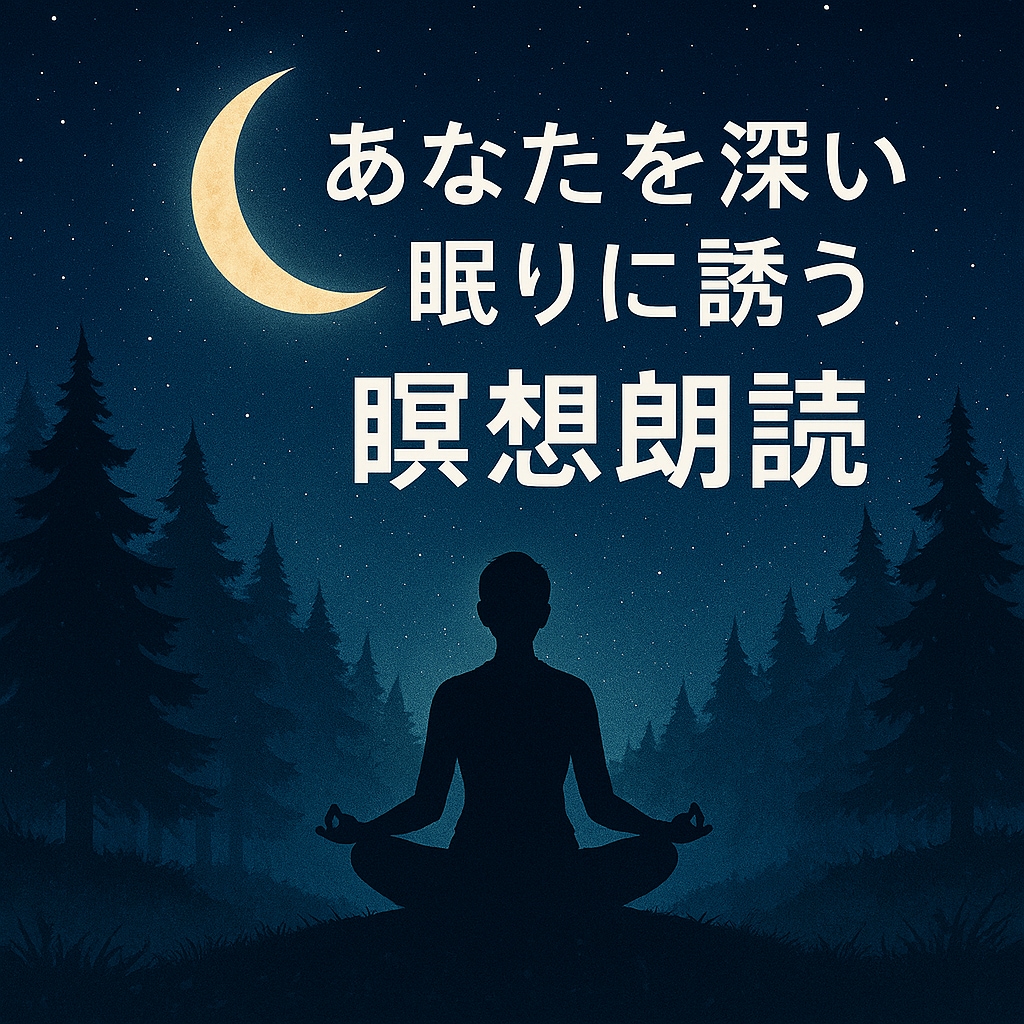 瞑想朗読音声データを販売します 声で癒しと睡魔をお届けする瞑想朗読です イメージ1