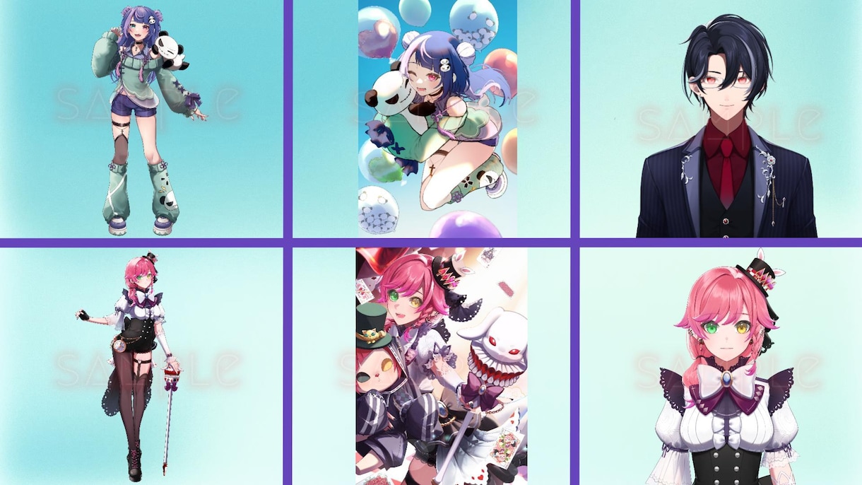 実績募集！Live2Dモデリングお安く承ります 制作～導入後の活動サポートまでさせていただきます！ イメージ3