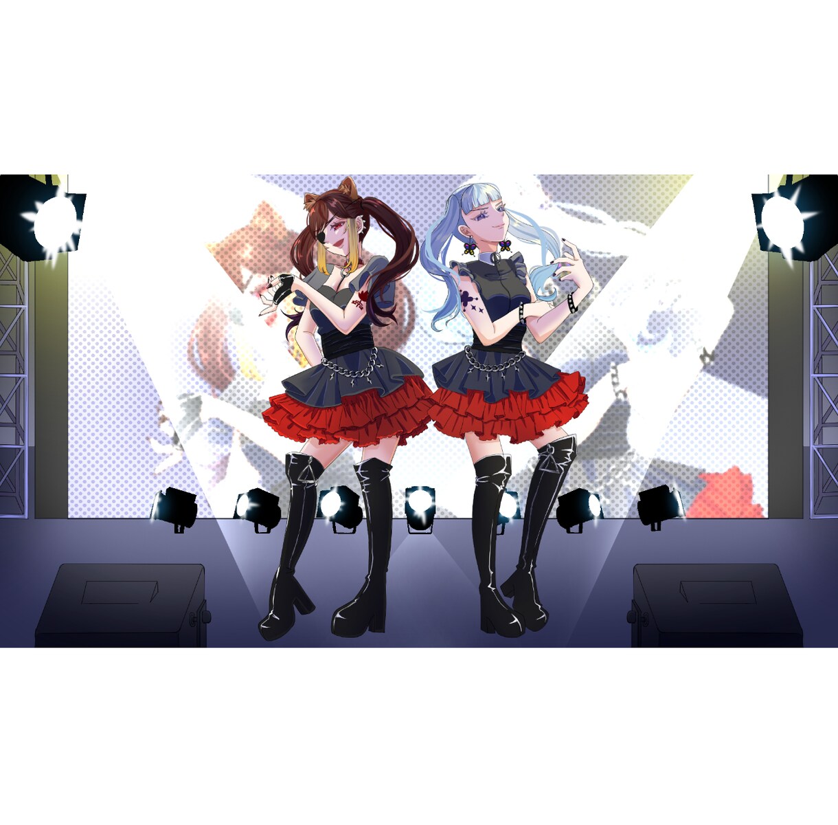 歌ってみたMV描きます 歌ってみた、オリジナル楽曲のMV内イラストやサムネイル イメージ4