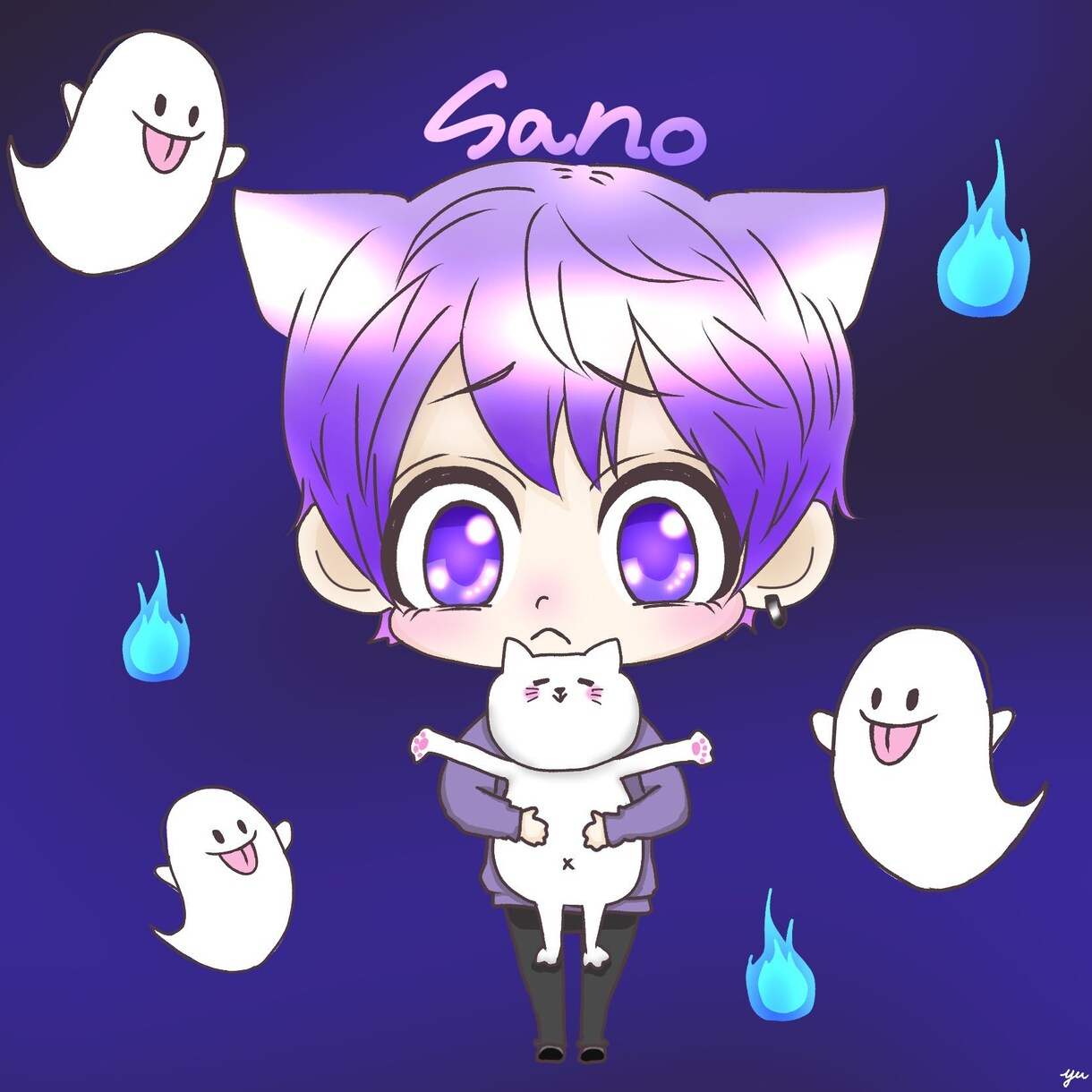 ミニキャラアイコンを作成致します ゲームやTwitterなどで使用したい方向けイラストです！ イメージ6