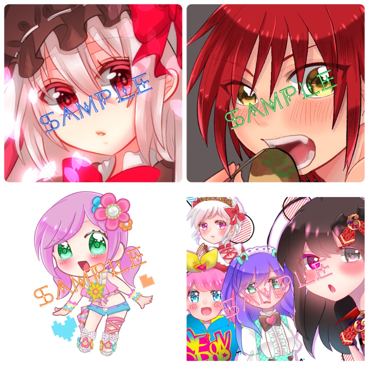 キラキラでかわいいイラストお描きします SNS等のアイコンにおすすめ！ イメージ4