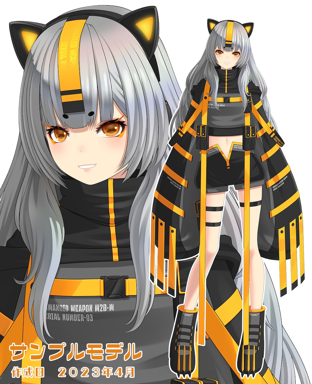 Vtuber用キャラデザ～モデリングまで作成します 高品質・イラスト＆モデリングを一括作成 イメージ2