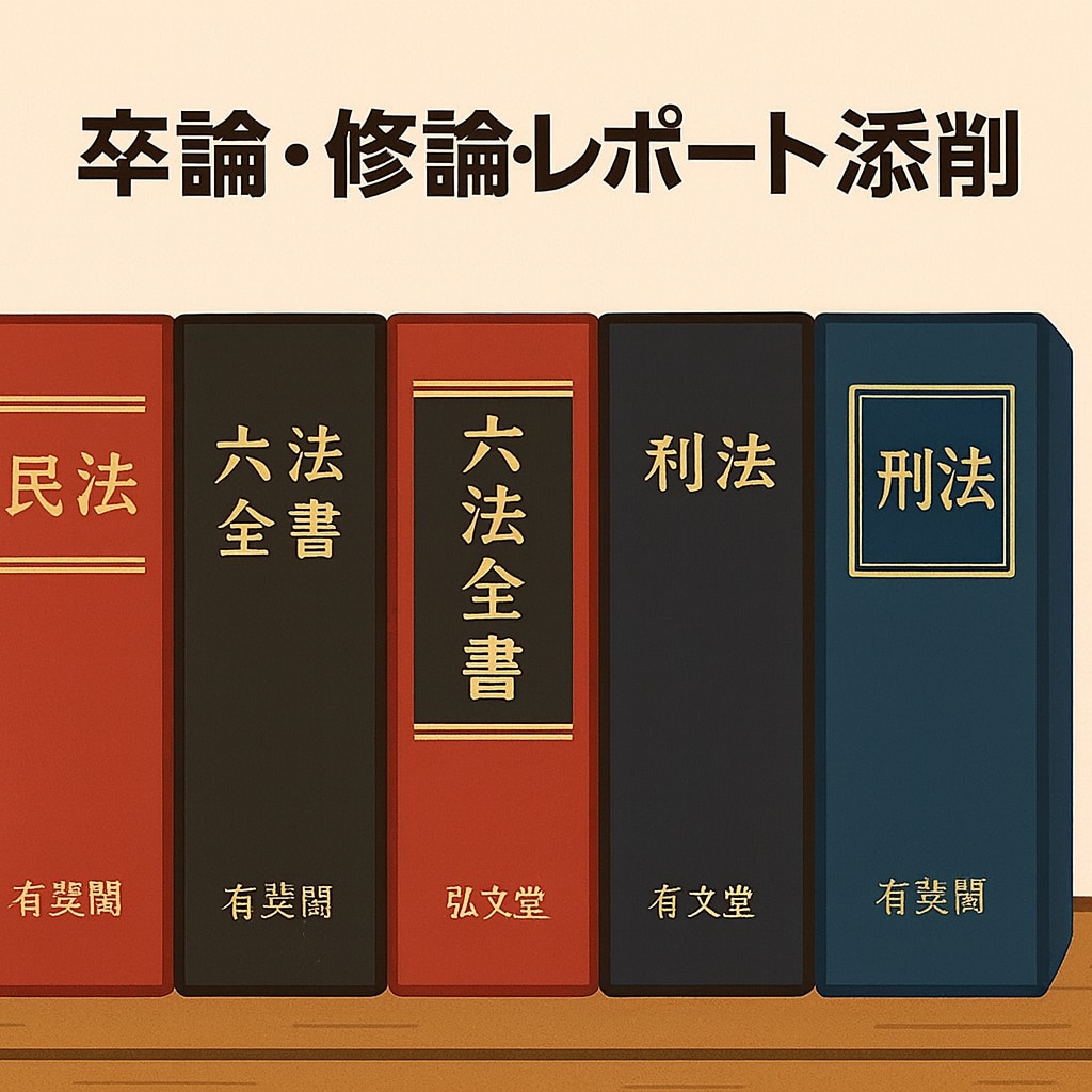 中央大学法科大学院卒が課題などをサポートします 司法試験短答式合格、法律専門書の校閲者が丁寧にサポートします イメージ1