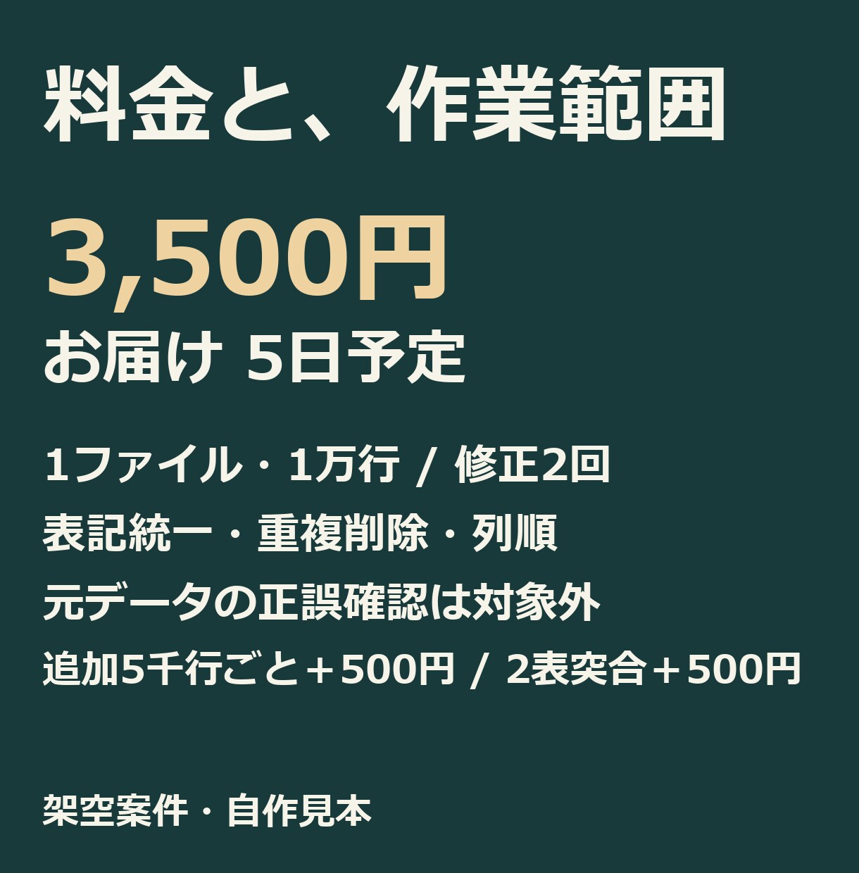 CSV・Excelの重複と表記ゆれを整えます 1ファイル1万行まで。処理前後の件数メモ付き イメージ4