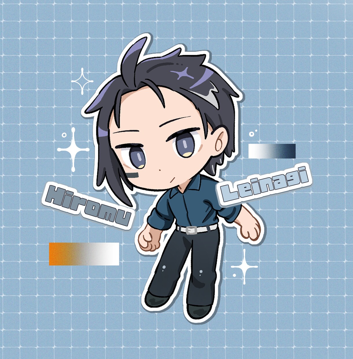 カワイイ背景付き!ゆるミニキャラ描きます 配信やサムネイル、SNS等に! イメージ3