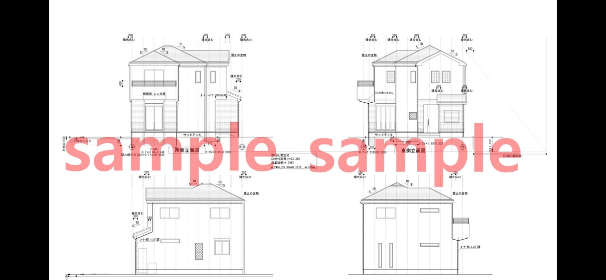 一級建築士がチェックしてJW-CADで作図致します 現場経験、設計の経験から作図致します イメージ4
