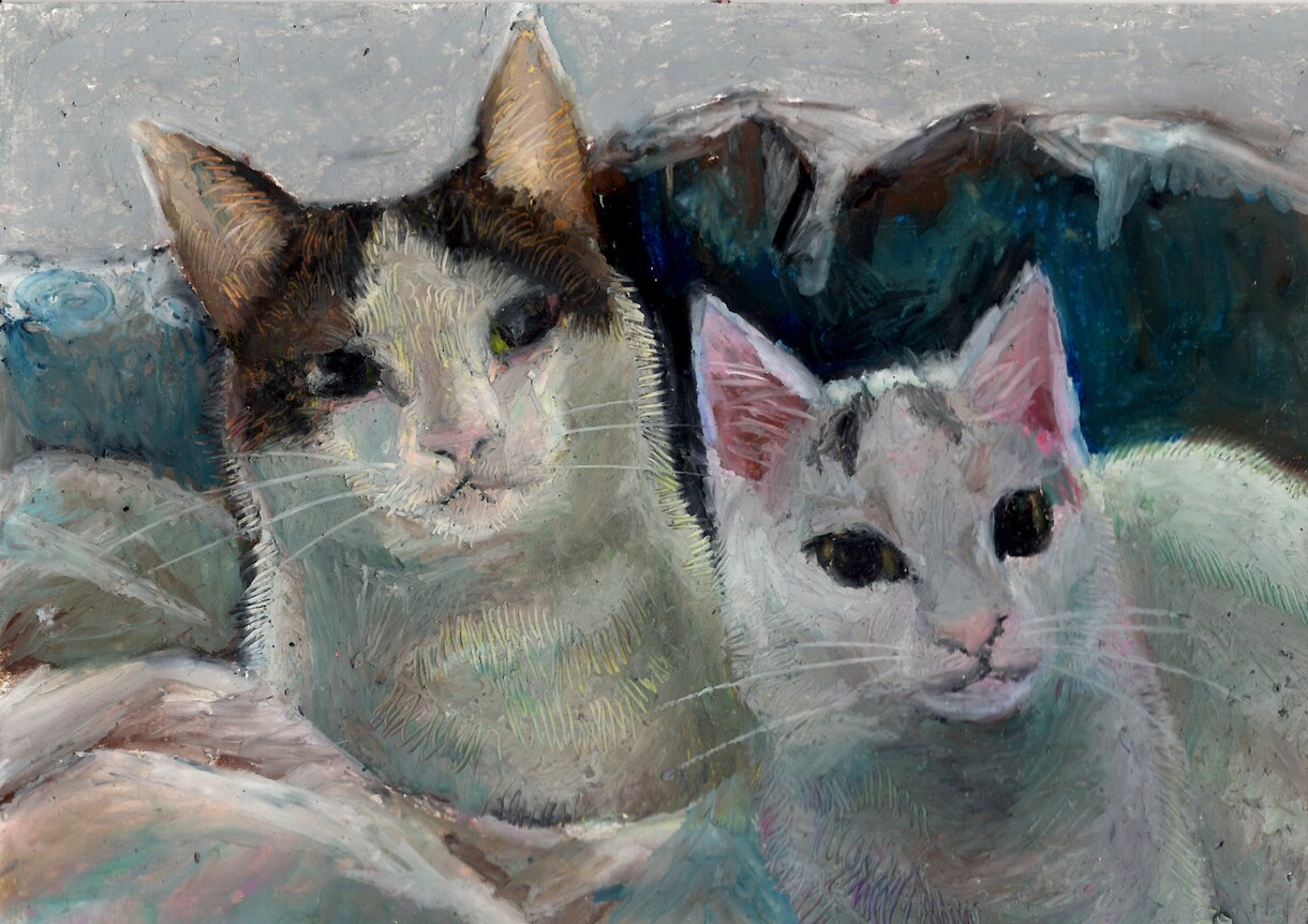 あたたかみのある猫ちゃんの似顔絵描きます 他SNSで販売実績あり！初めて絵を注文する方にも安心です。 イメージ9