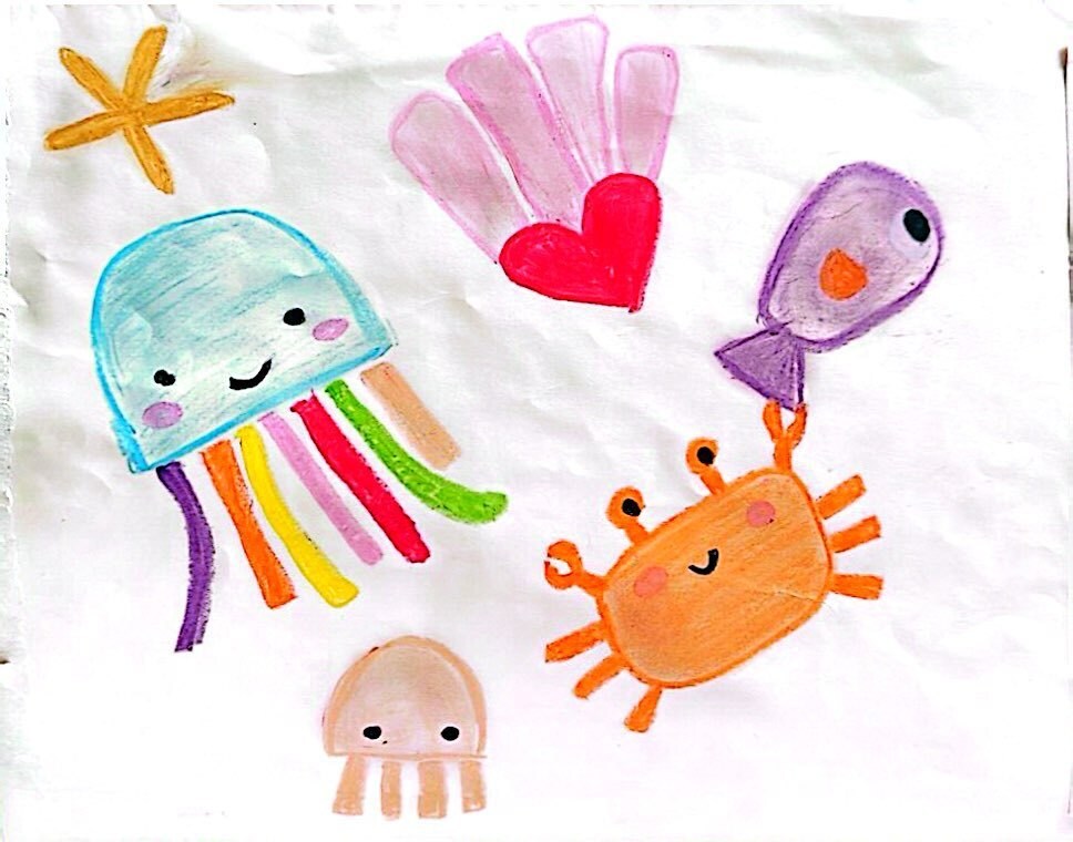 マーカーやクレヨンの手書きアイコン描きます デジタルにはない温もり。SNSやカードに最適です イメージ1