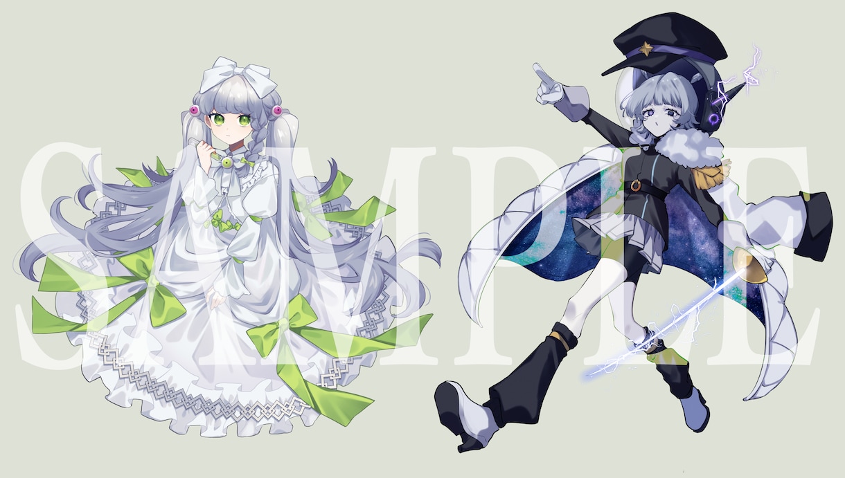 TRPG立ち絵やサムネ等イラストを作成いたします TRPG用の立ち絵、サムネ、キャラデザも可能です◎！ イメージ6