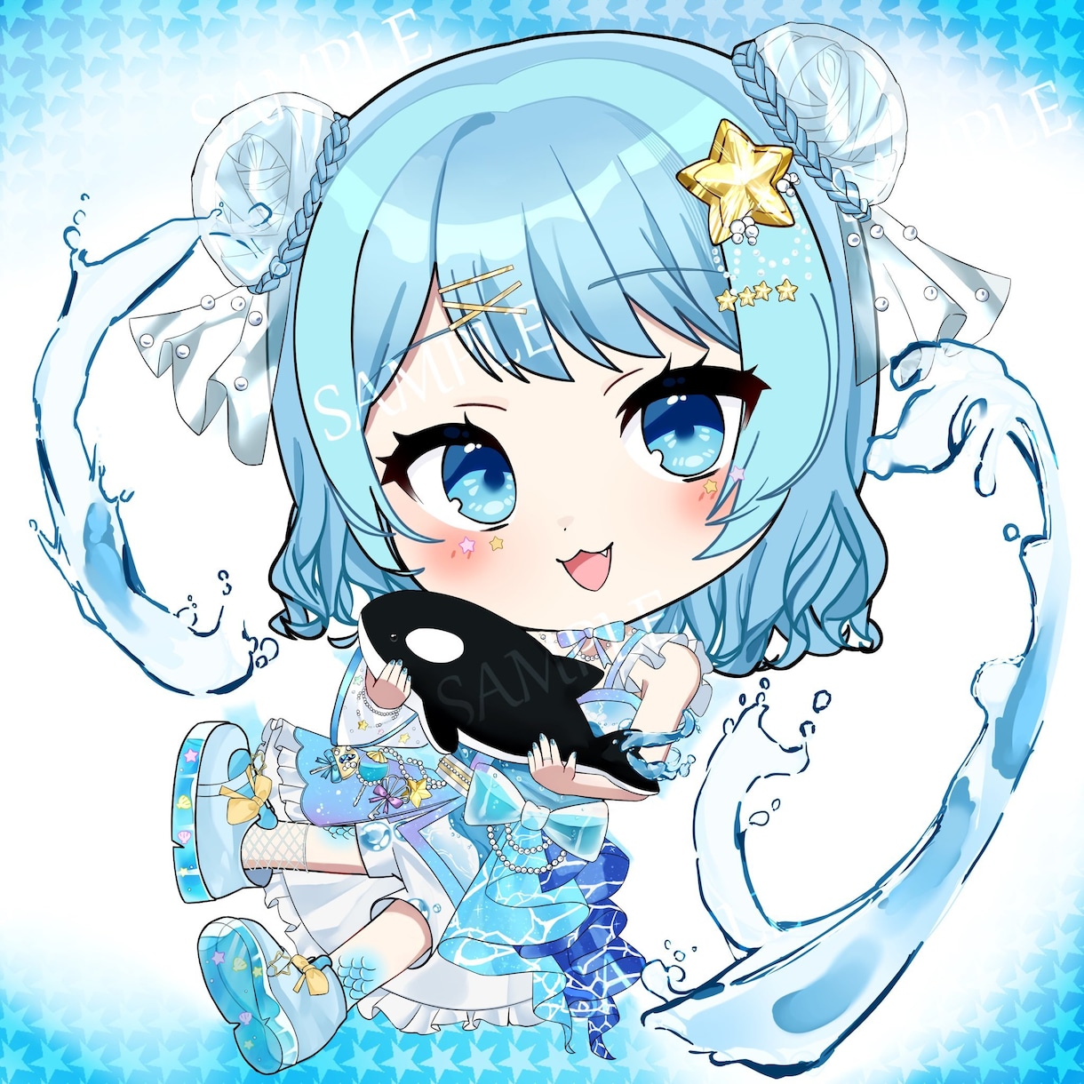 もちもち、可愛いSDキャラ、イラスト描きます 繊細なデザインもSDキャラ、ミニキャラに落とし込みます！ イメージ1