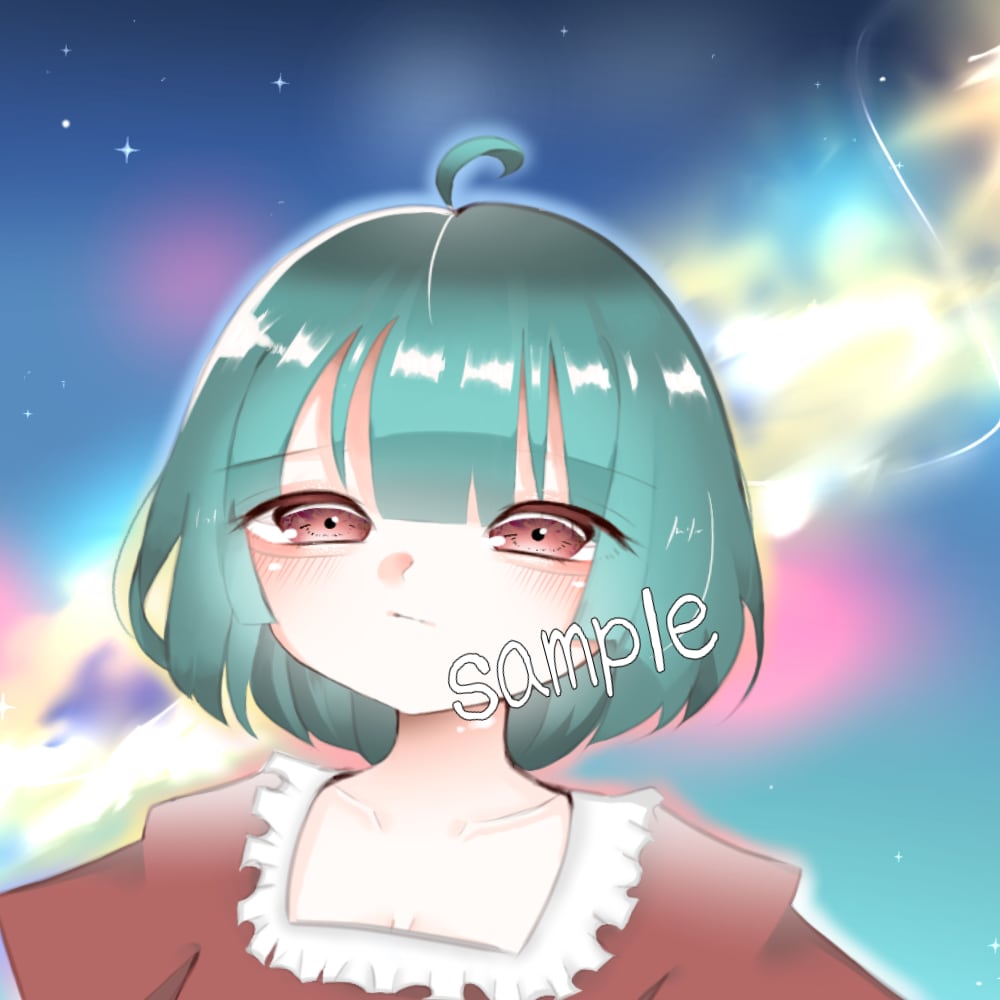 絵が苦手な方にSNSのアイコンを描きます SNS用のオリジナルアイコンが必要な方へ イメージ2