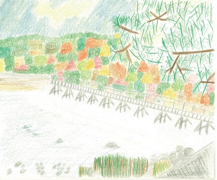 旅先の思い出を絵にしています 色鉛筆、水彩で優しく、ホッとするアナログ絵を イメージ5