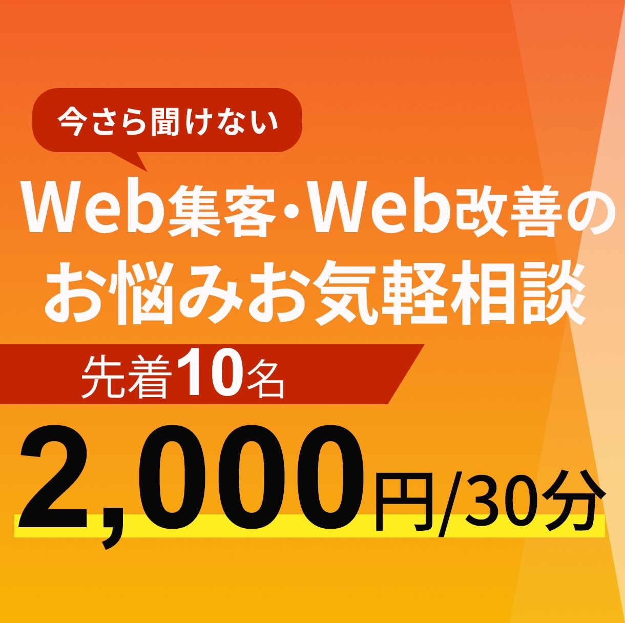 Web広告、Web解析のお悩み相談お受けします 何を始めたらいいか分からない、、まずはお気軽にご相談ください イメージ1