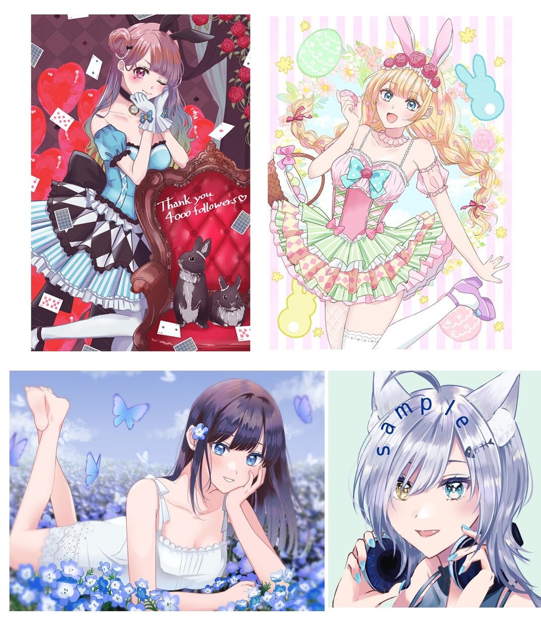ツヤキラリッチな塗りでかわいい女の子お描きします ツヤキラリッチな塗りで描くかわいい女の子、おまかせください！ イメージ3