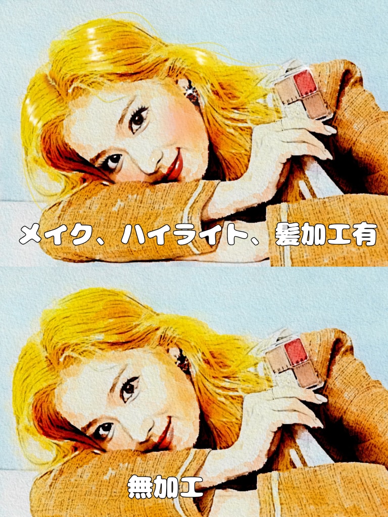 水彩画風の似顔絵、模写、イラスト加工します あなたのお写真、イラストをを水彩画イラスト風にします。 イメージ6