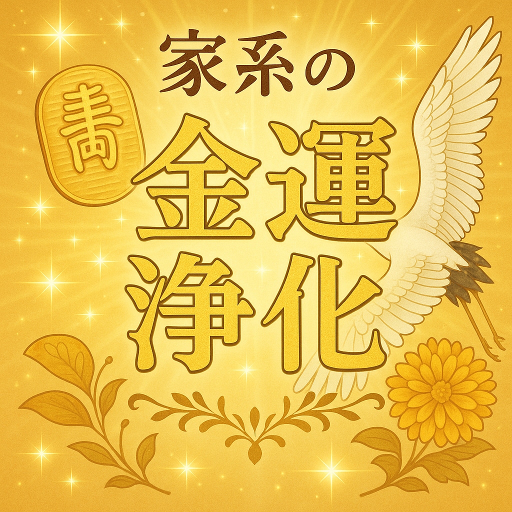 祖霊感謝家系の金運浄化と金脈覚醒の儀を執り行います 祖霊と龍脈の力で家系金運を整える儀式　家系に眠る金運滞り浄化 イメージ1