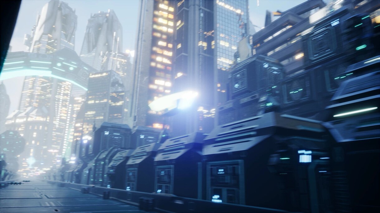 SF、未来系の3DCG映像を制作します 未来都市、宇宙船、兵器、兵士などゲーム系 イメージ10