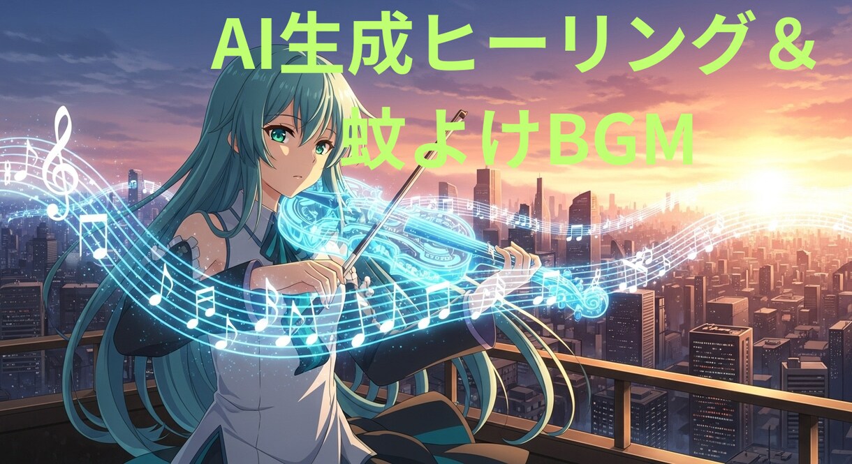 AI生成ヒーリング＆蚊よけBGM商用利用出来ます 最新AIが導き出した最新ヒーリング×虫よけ音源 イメージ1
