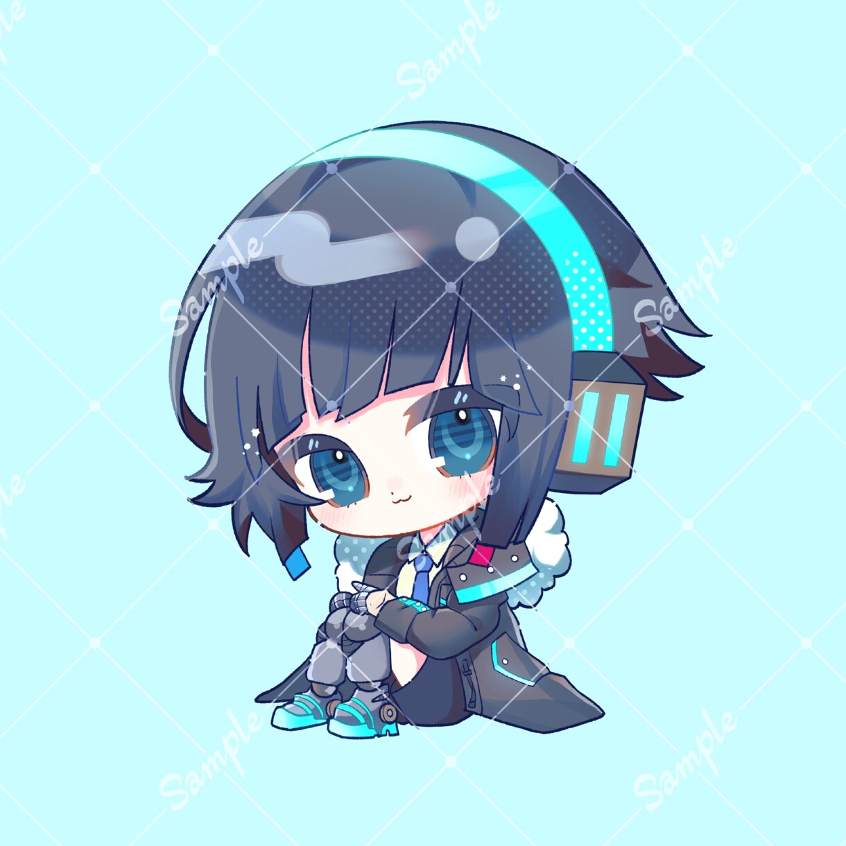 もちっとした可愛いSDキャラ描きます 透明感のあるデフォルメイラスト作成します！ イメージ6