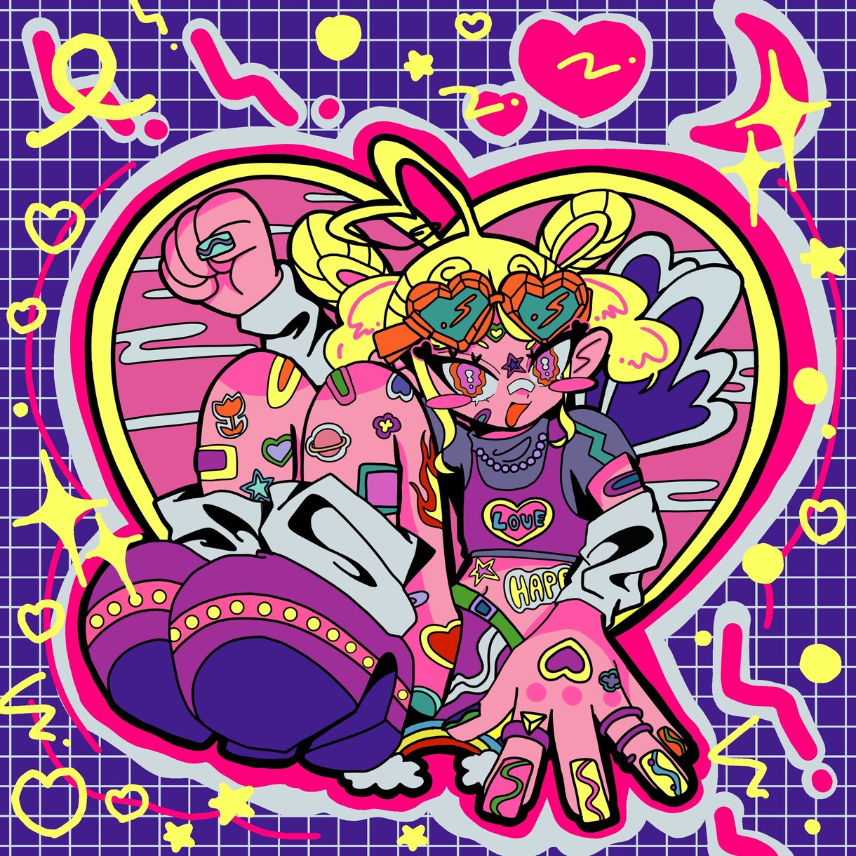 中毒性のあるアイコンを描きます 笑っている子を書くのが得意です。 イメージ5