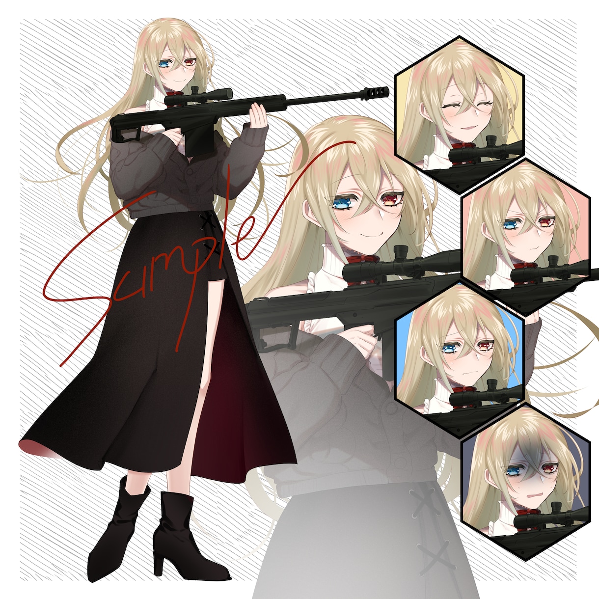 TRPG・ゲーム・立ち絵イラスト描きます 【最短翌日納品！】【かわいい～カッコいいまで！】 イメージ2