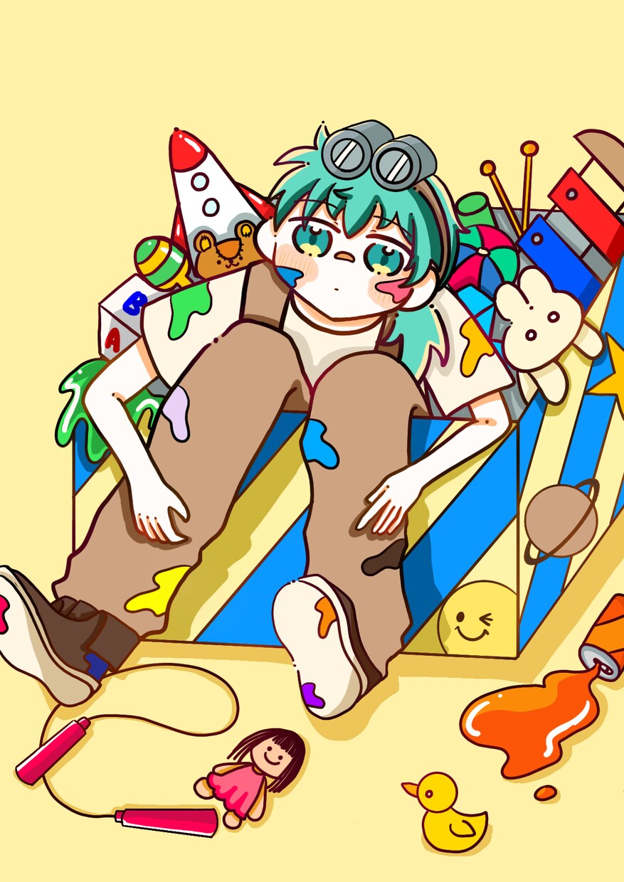 ポップでかわいいアイコン&イラスト描きます あなたの気持ちを色と表情で伝えます。 イメージ2