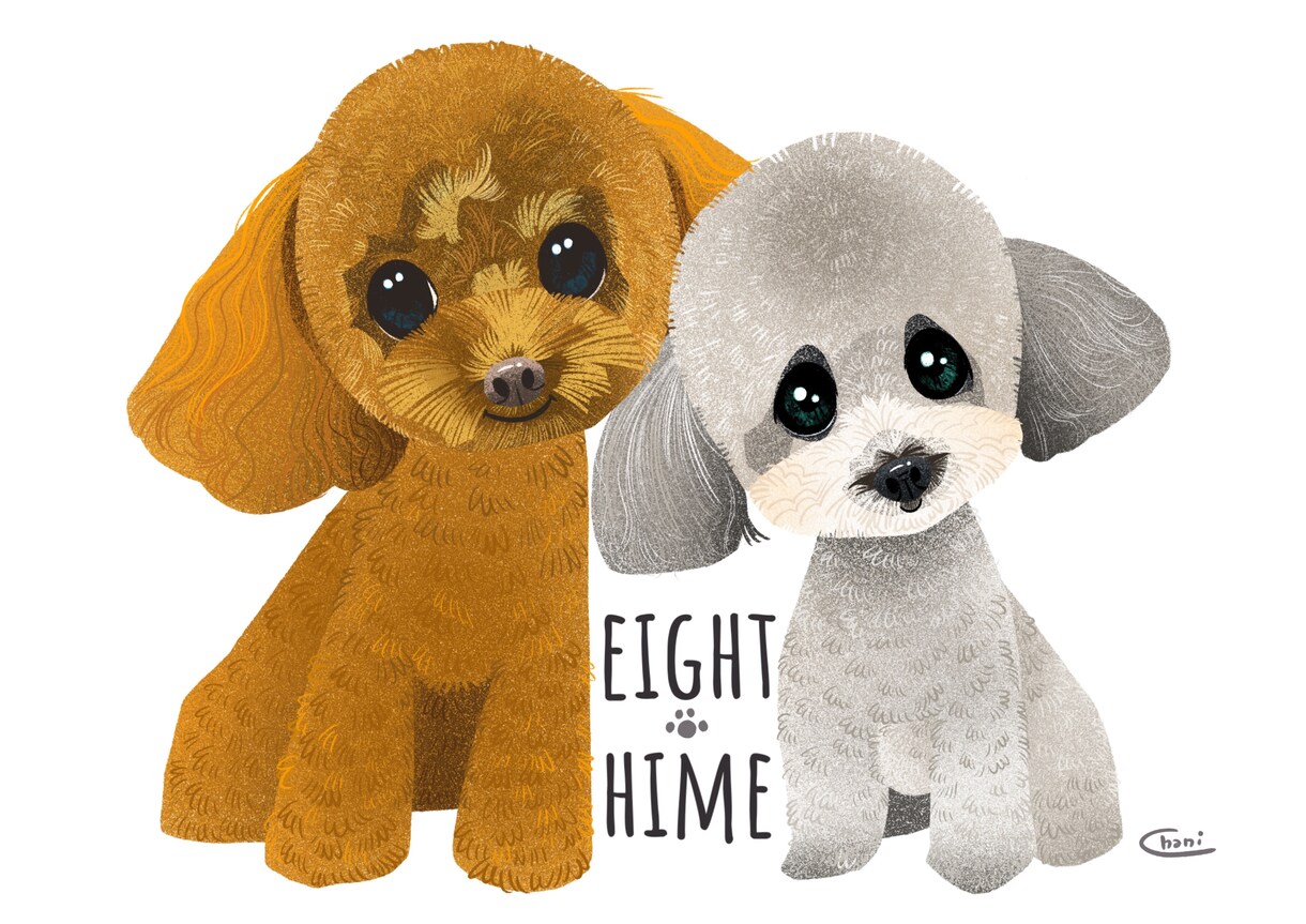 ペットをかわいくキャラクタータッチで描きます 似てる！かわいい！うちの子らしさをモットーに動物全般描けます イメージ6