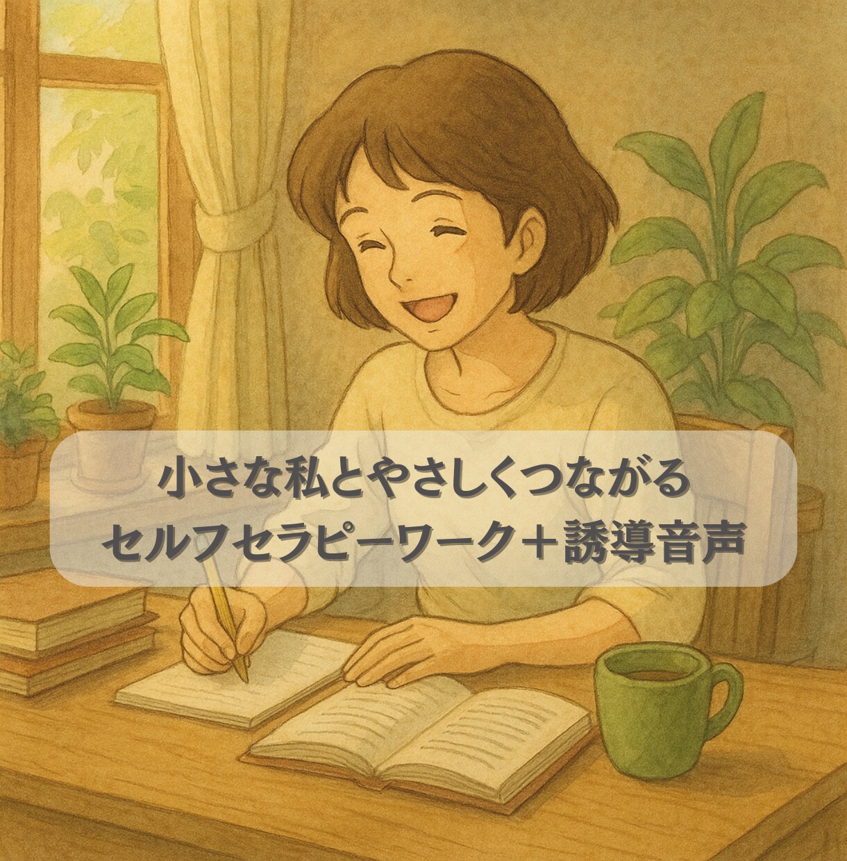 インナーチャイルドに寄り添うPDF＋音声誘導ます 書いて聞いて、心の奥の小さな私とつながりあなたに癒しの時間を イメージ1