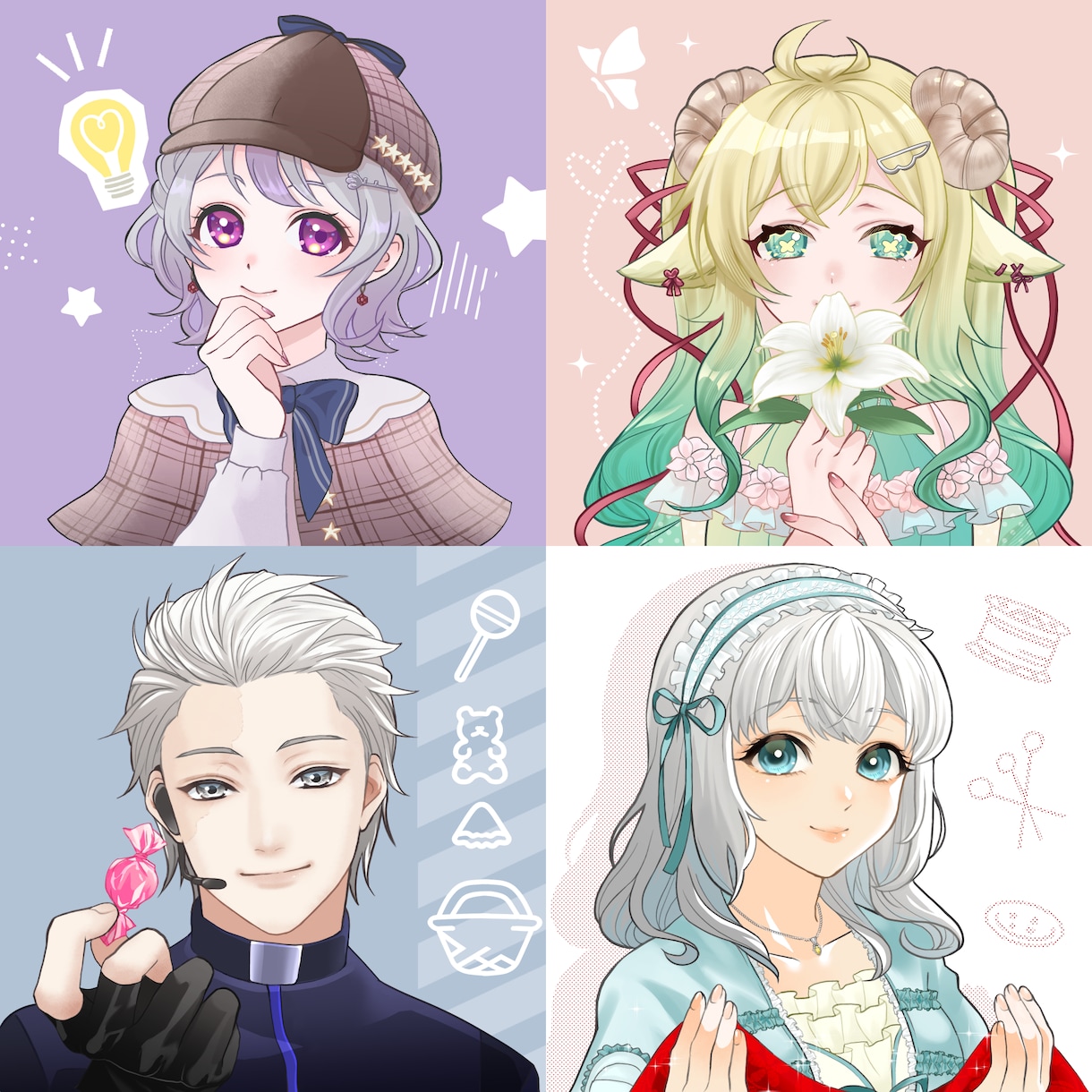 印象に残る一枚絵お描きします 表紙、挿絵、キービジュアル、SNSアイコン等 イメージ2