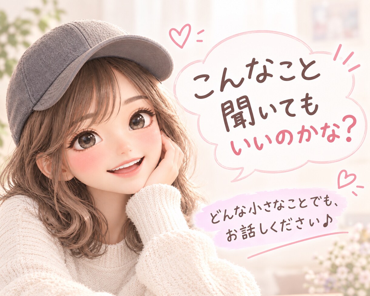 元保育士が否定せず、あなたのペースでお話聞きます 愚痴・悩み・雑談なんでもOK｜5分から気軽に｜ イメージ1