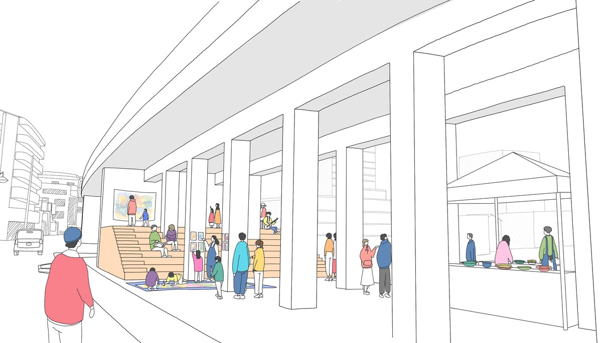 建築のパースを製作いたします 建築空間の魅力を手描きパースで表現します！ イメージ6