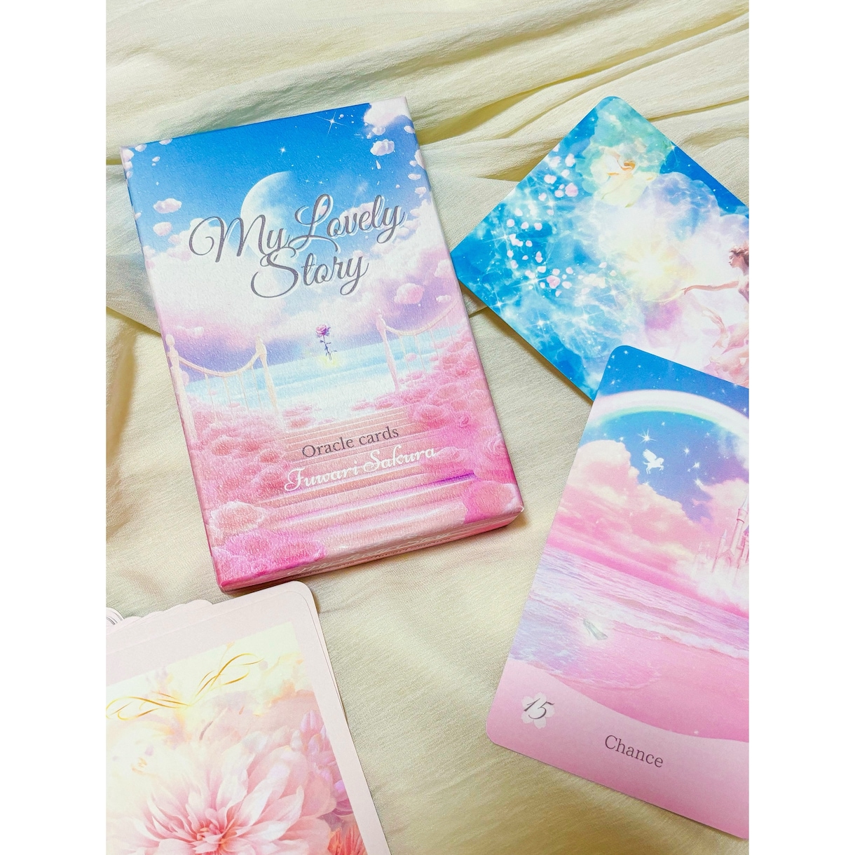 可愛い❤️癒しのオリジナルオラクルカード販売します 占い初心者でもメッセージを受け取りやすい解説書つき❤️ イメージ6