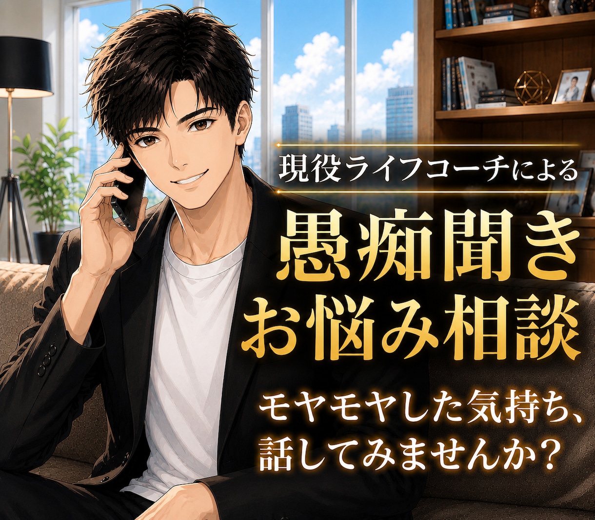 誰にも言えないモヤモヤ、優しく受け止めます 言葉にならない気持ちも、そのまま話して大丈夫です！ イメージ1
