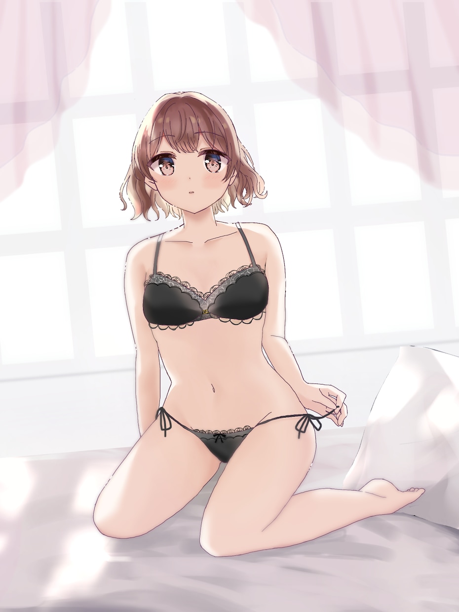 ご希望に沿った可愛い下着姿の子の一枚絵を制作します ★新規様歓迎★可愛い女の子はお任せください！ イメージ2
