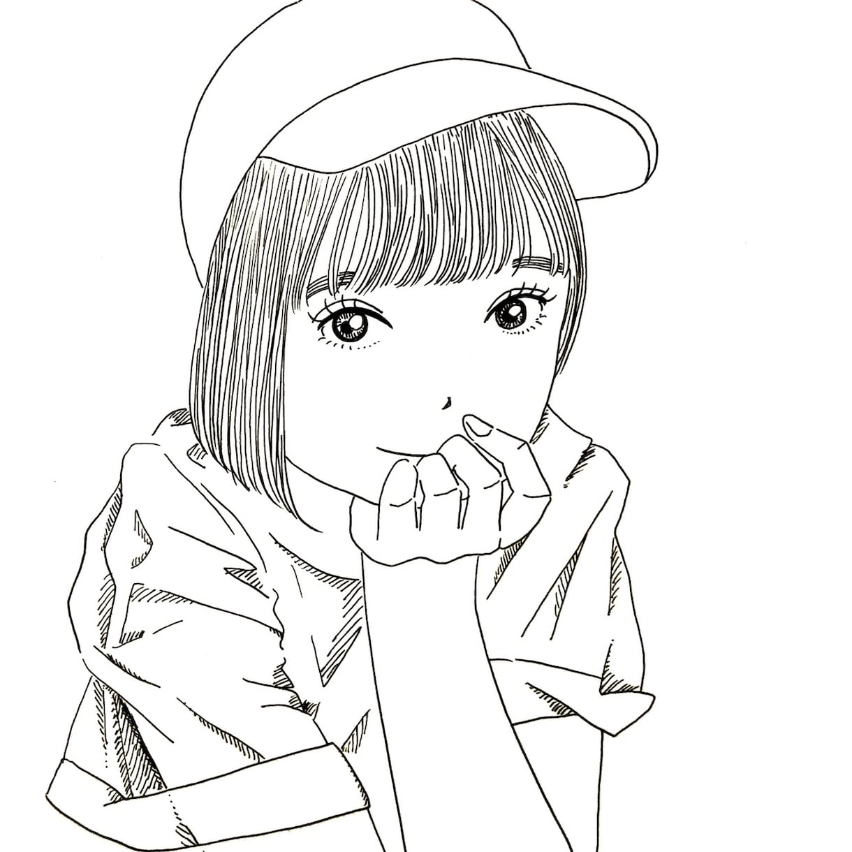 アイコン・プレゼントにオススメ♪似顔絵描きます おしゃれで可愛い似顔絵かきます♪ イメージ2