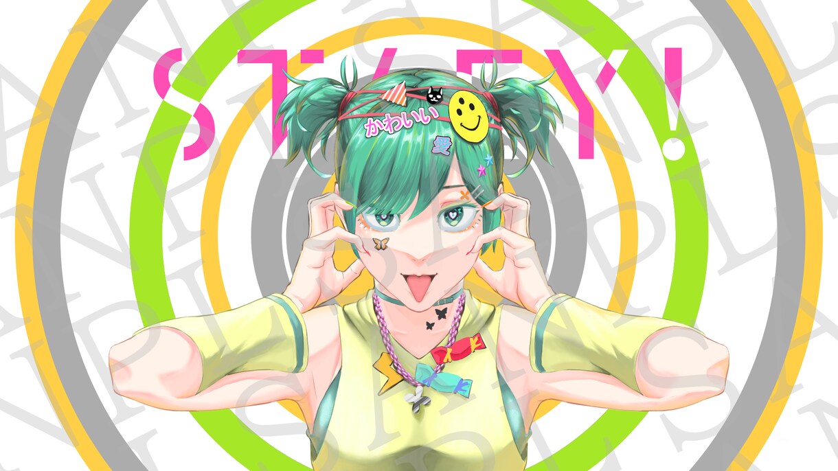 MVやサムネイルなどのイラストを作成します お客様の要望にできるだけ沿います！ イメージ4