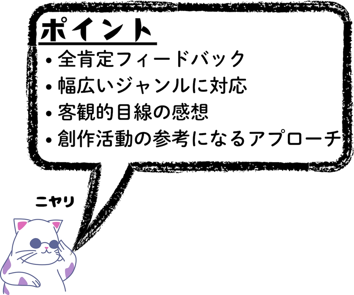 創作初心者でもOK！全肯定フィードバックします 創作活動を応援するほめフィードバック！モチベーションアップも イメージ5