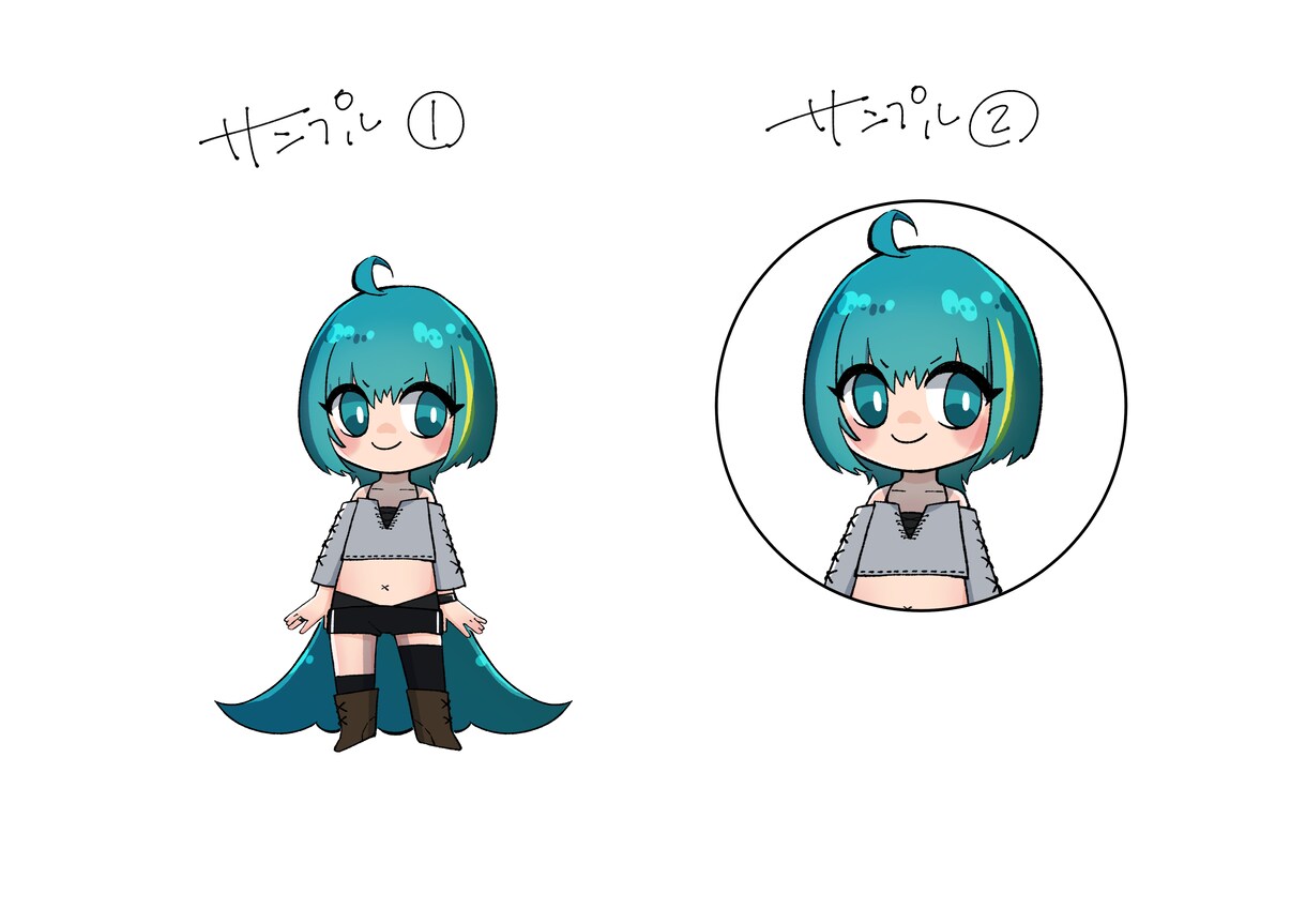 SNSのオリジナルアイコン描きます 自分だけのオリジナルイラストいかがですか？ イメージ1