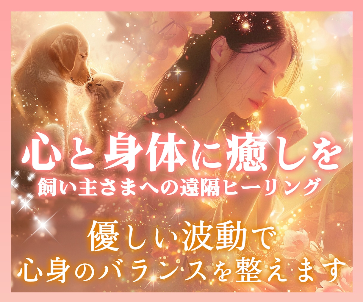 飼い主さまの感情と体調を整える癒しをお届けします 遠隔でエネルギーをやさしく整えます♡ イメージ1