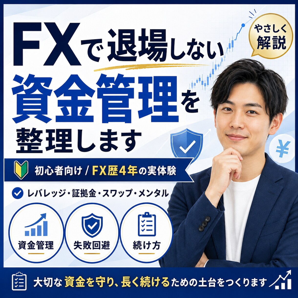 FX初心者向けに資金管理と続け方を整理します FX経験4年で得た、継続するための考え方 イメージ1