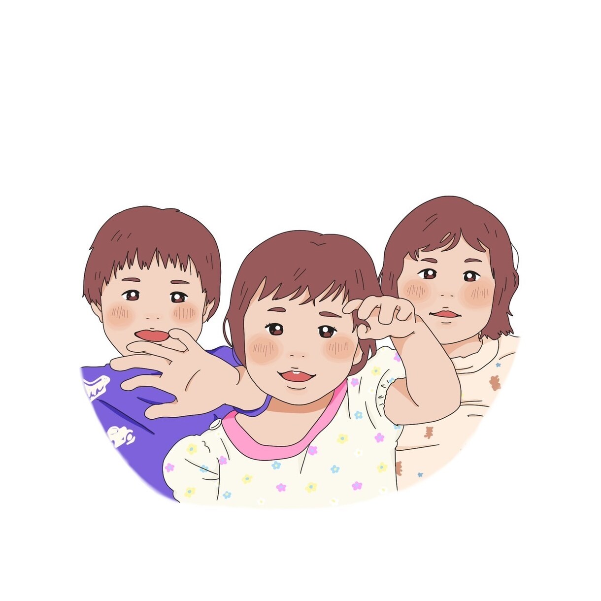 リアルタッチな似顔絵描きます ◎プレゼントやアイコンに◎商用OK◎シンプルおしゃれな似顔絵 イメージ3