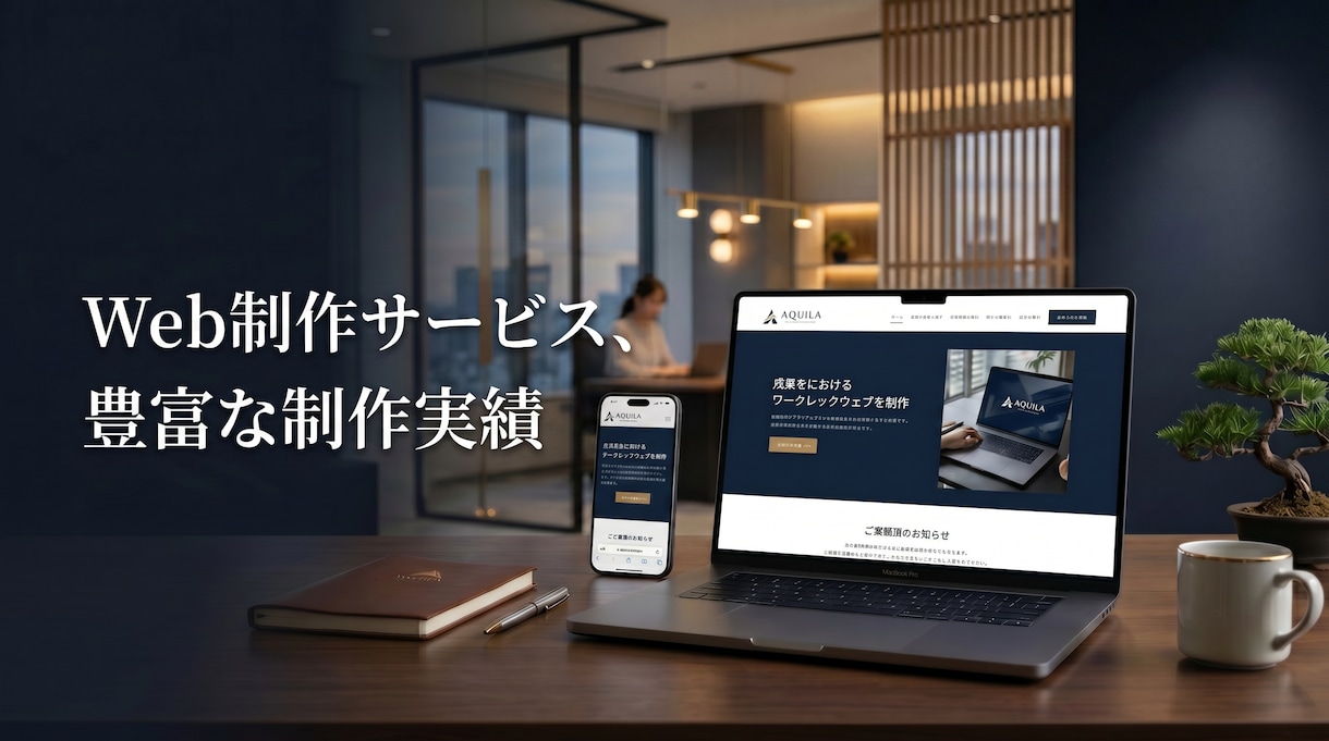 想いをカタチに、成果を現実にします 『見つかる』から『選ばれる』サイトへ イメージ1