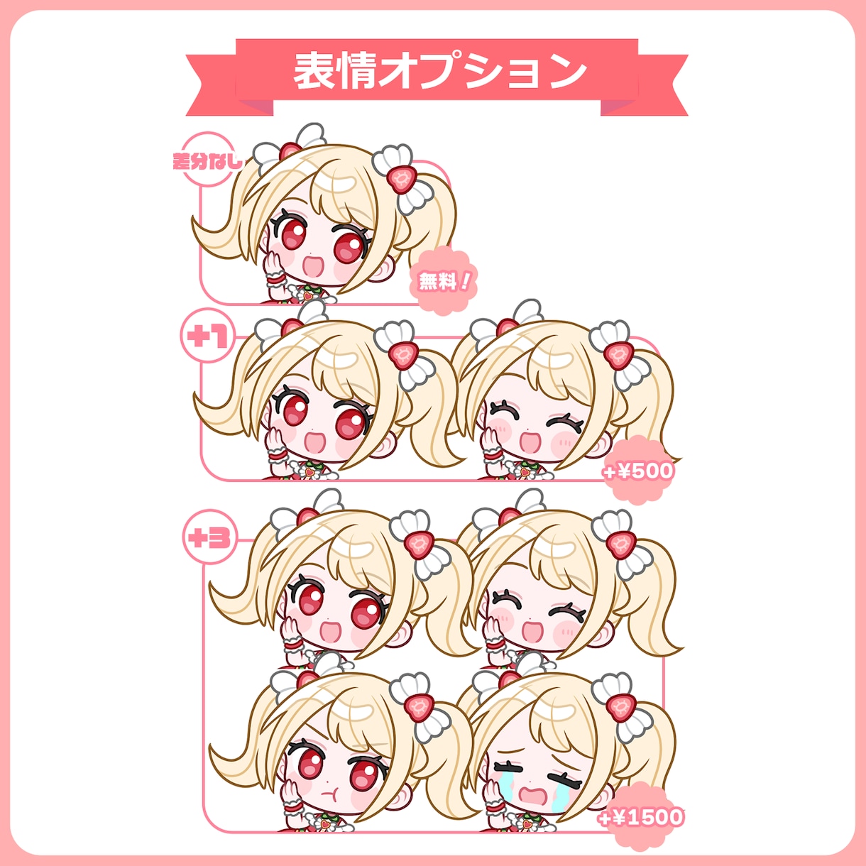 グッズ・アイコン・TRPGに！ミニキャラ制作します シンプルかわいい、心ときめくミニキャラ イメージ2