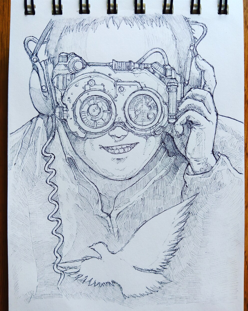 ハガキサイズ位までのイラスト描きます メカ物から人物など出来る範囲で描きます イメージ3