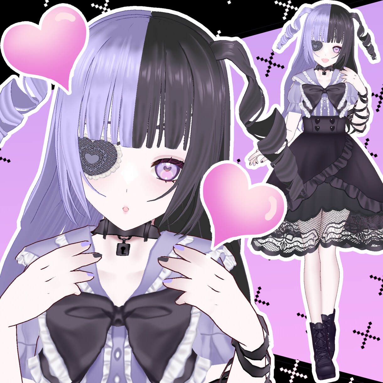 ３Dモデルの制作を承ります キャラデザからもお受けします！Vtuberをお考えの方も是非 イメージ6