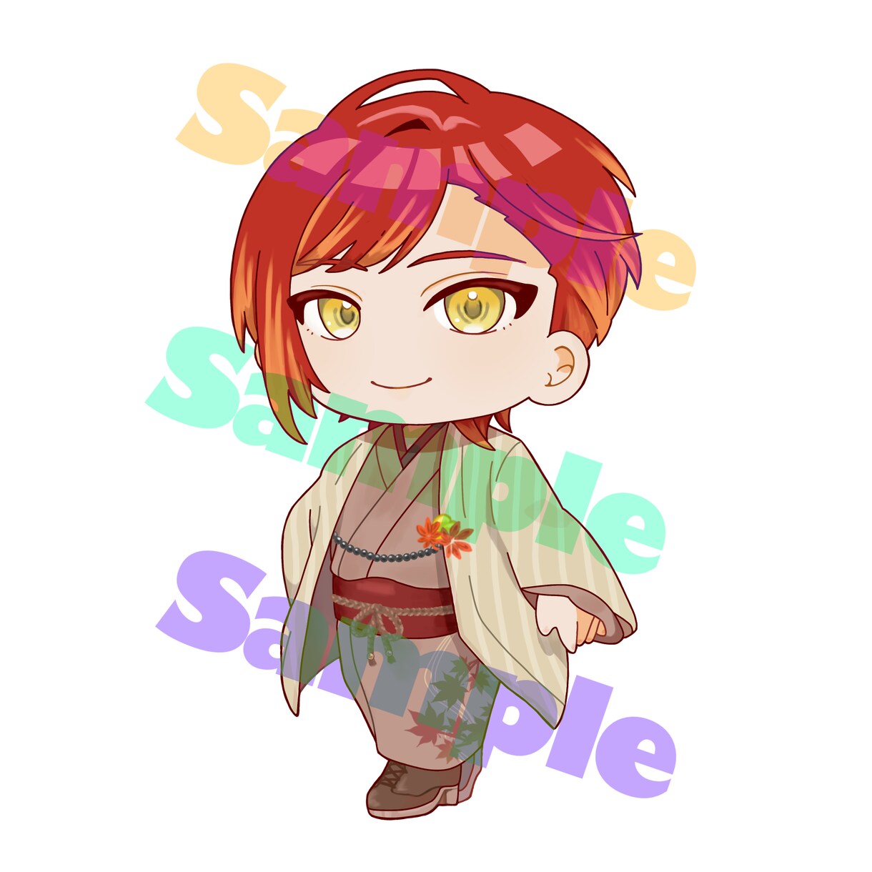 SDキャライラストお描きします 可愛くてシンプルなSDキャラ(背景透過) イメージ2