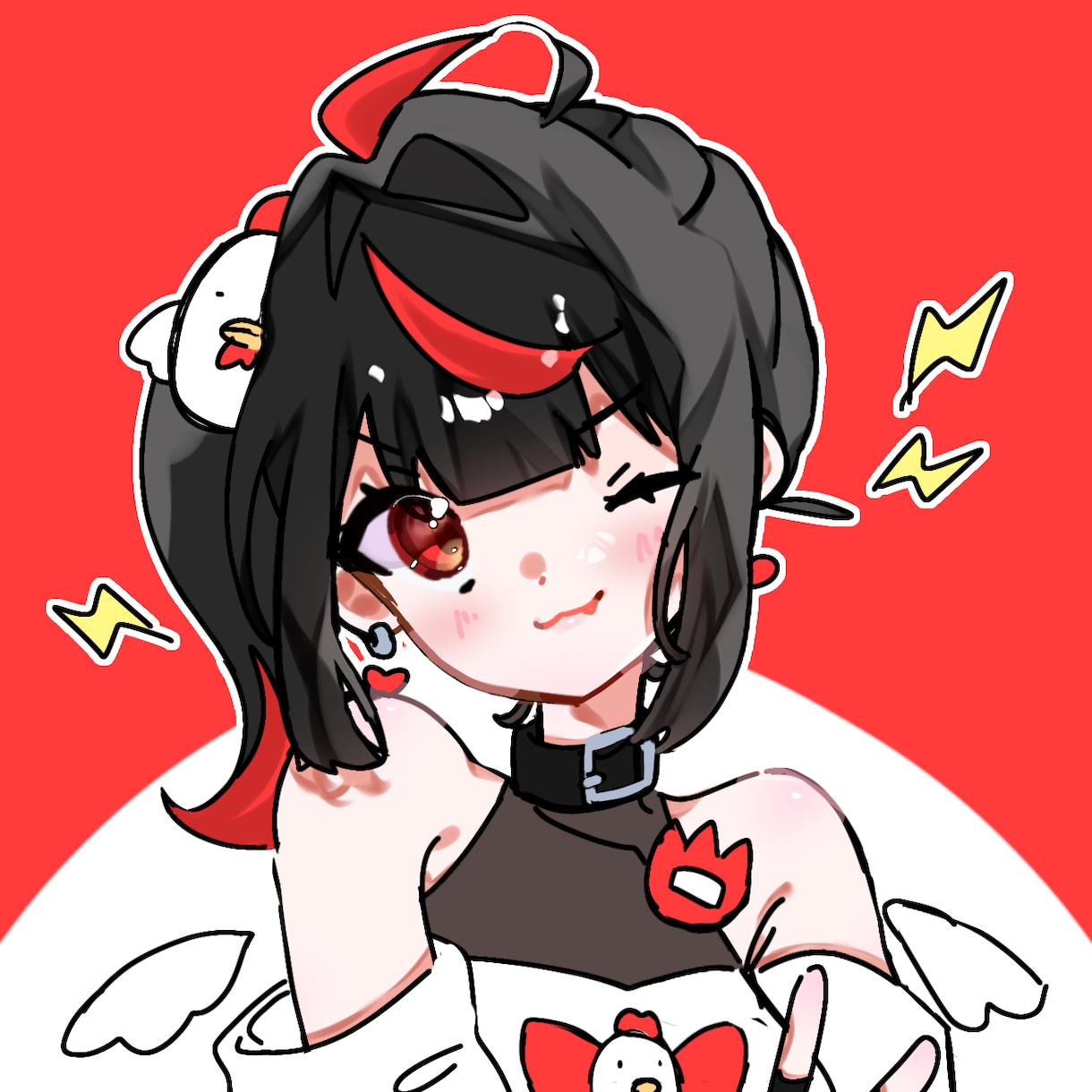 インターネット活動者さん向けのイラスト制作します キャラクターに合わせた、丁寧でこだわりの1枚★ イメージ2