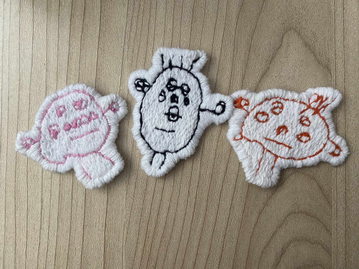 オリジナル刺繍グッズ作ります あなたの考えたデザインを刺繍にしてお届けします！ イメージ2