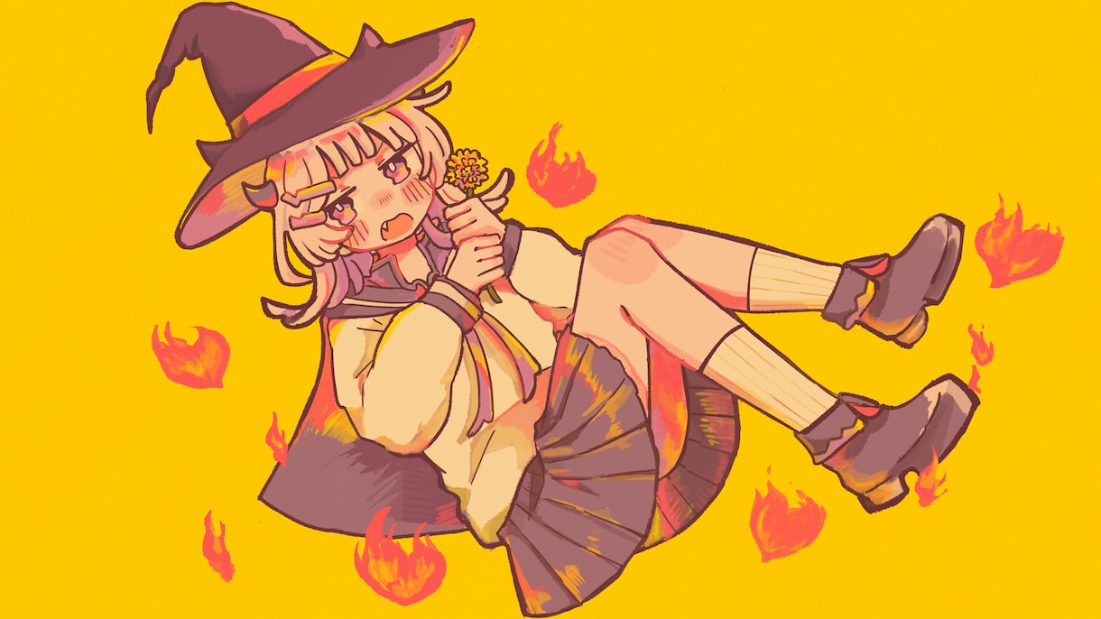 ポップなキャライラストお描きします ボカロ曲や歌ってみた、SNSアイコンなどに！ イメージ9